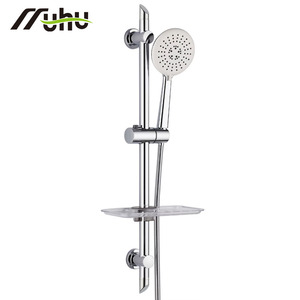 Barre <span class=keywords><strong>de</strong></span> <span class=keywords><strong>douche</strong></span> coulissante courte à hauteur réglable, facile à installer, vente en gros d'usine, pour petits espaces, <span class=keywords><strong>de</strong></span> 40 cm à 70 cm - Product Image 1