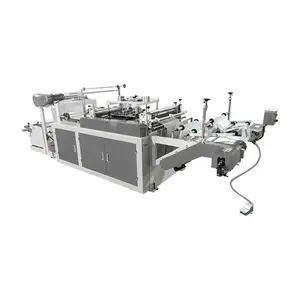 Fully Automatic Polythene apron Making Machine Disposable PE Plastic Apron Cutting Machine