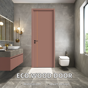 Porte intérieure contemporaine de style américain dans la <span class=keywords><strong>maison</strong></span> bureau hôtel porte en bois de style concis jolie porte en bois massif <span class=keywords><strong>intérieur</strong></span> - Product Image 5