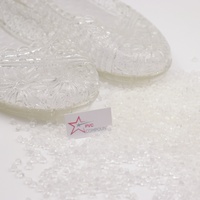Granulés de PVC transparent de qualité supérieure, spéciaux pour la production de tiges de chaussures et de sandales transparentes