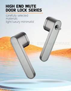 Chất lượng cao im lặng Kẽm hợp kim từ khóa cửa hiện đại sự riêng tư cửa xử lý khóa cho phòng ngủ cửa gỗ - Product Image 4