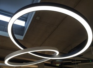 LEDWIDE Circular or <strong>Ring</strong> 50mm Aluminum <strong>Profile</strong> Led Light for Commercial - Product Image 5
