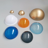 Plafonnier à LED en acrylique semi-circulaire multicolore transparent lucarne de toit