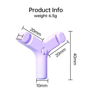 Lot de 4 outils de positionnement manuels en forme de Y pour aligneurs <span class=keywords><strong>Invisalign</strong></span>, accessoires de suivi pour soins dentaires orthodontiques, ajustement sécurisé - Product Image 5