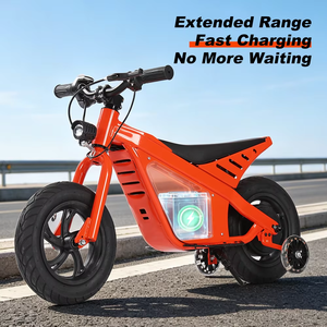 <span class=keywords><strong>Moto</strong></span> électrique pour enfants avec roues d'apprentissage LED, démarrage à clé, autocollants de dessins animés, phare, conduite sécurisée, cadeau, <span class=keywords><strong>moto</strong></span> tout-terrain électrique pour enfants - Product Image 2