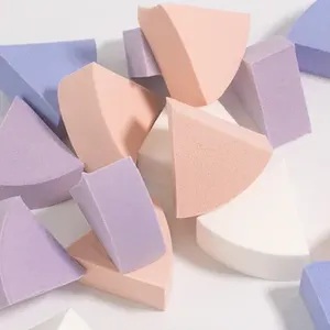 Nueva Esponja de Maquillaje Triangular en Forma de Abanico, No Absorbente, Desechable, para Base y Polvo, Marca Privada, Logotipo Personalizado, OEM, Venta al por Mayor - Product Image 3
