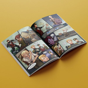 Impresión Bajo Demanda de Libros de Historietas con Tapa Dura y Encuadernación Perfecta, Ecológicos y Personalizados, con Impresión Offset y Acabado con <span class=keywords><strong>Hot</strong></span> Stamping - Product Image 1