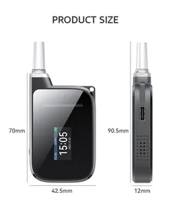 New Design Keychain Breathalyzer Good Digital Breath Alcohol Tester Breathalyzer Alcohol Tester Breathalyzer-Mr. Black H2