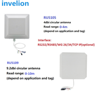 Lecteur-graveur RFID UHF intégré longue portée 8-10M avec antenne circulaire 9dBi |   Boîtier ABS TCP/IP RS232 pour stationnement