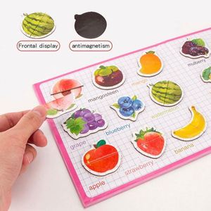 Regalo de Cumpleaños Perfecto para Niños, Libro de Rompecabezas Magnético de Frutas para el Aprendizaje de los Pequeños - Product Image 4