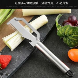 Éplucheur multifonction en acier inoxydable, couteau à oignon, outil de cuisine pour fruits et légumes - Product Image 3