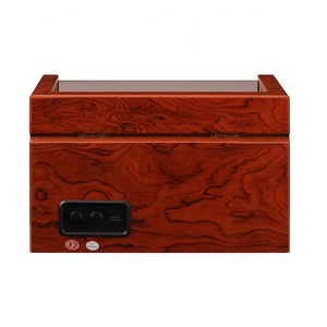 Boîte de remontoir de montre mécanique automatique en noyer transfrontalier 4 + <span class=keywords><strong>0</strong></span> enrouleurs mallette de rangement de montre cadeau en bois de Source d'usine - Product Image 4