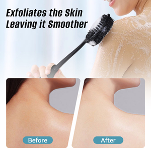 <span class=keywords><strong>Spazzola</strong></span> Esfoliante <span class=keywords><strong>per</strong></span> Doccia a Doppia Faccia con Logo Personalizzato, 14,96 Pollici, Scrubber <span class=keywords><strong>per</strong></span> il Corpo in Silicone con Manico Lungo - Product Image 6