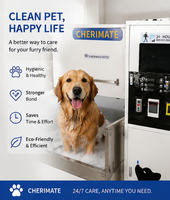 Machine de nettoyage à sec automatique commerciale en acier inoxydable avec séchage à la vapeur pour chats et chiens, machines de lavage en libre-service avec paiement