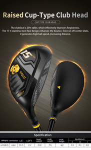 Clubs <span class=keywords><strong>de</strong></span> <span class=keywords><strong>golf</strong></span> hybrides PGM MG039 15TH pour hommes, <span class=keywords><strong>club</strong></span> <span class=keywords><strong>de</strong></span> sauvetage <span class=keywords><strong>de</strong></span> <span class=keywords><strong>golf</strong></span>, <span class=keywords><strong>club</strong></span> <span class=keywords><strong>de</strong></span> <span class=keywords><strong>golf</strong></span> hybride - Product Image 6