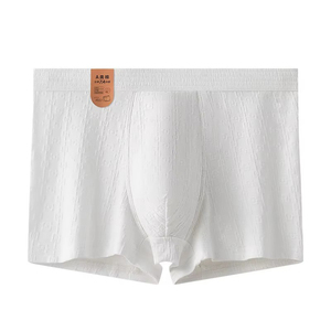 Calzoncillos Bóxer de Algodón Blanco para Hombre CELINNE, Antibacterianos, Transpirables, con Bolsa 3D de Malla, Suaves y Cómodos para Uso Diario - Product Image 4