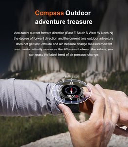 Reloj Inteligente KC86 para Hombre, Pantalla AMOLED de 1.43 Pulgadas, Resistente al Agua 1ATM, Deportivo, Altitud, Presión de Aire, Brújula, Estándar IP67 - Product Image 4