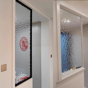 Changhong en verre trempé ultra-blanc, écran <span class=keywords><strong>d</strong></span>'art moderne et simple à ondulation <span class=keywords><strong>d</strong></span>'<span class=keywords><strong>eau</strong></span>, cloison de <span class=keywords><strong>salle</strong></span> de bain, salon - Product Image 6