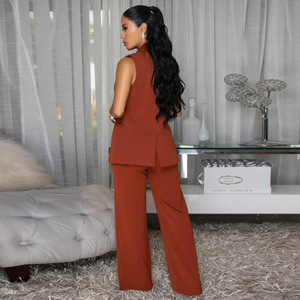 10894 Nuovi Completi Eleganti per Donne, Set Formali per Ufficio, Top e Pantaloni, <span class=keywords><strong>Abbigliamento</strong></span> Femminile Due Pezzi - Product Image 6