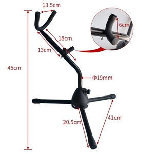 Support de <span class=keywords><strong>saxophone</strong></span> en métal portable, trépied durable pour instruments à cordes, accessoires - Product Image 3