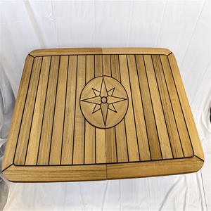 Hot Seller Folding Teak Tabletop Barrel-Shaped 480/960*650mm for Exterior Use Yacht Marine Accessories Cross-Border E-Commerce - Product Image 4
