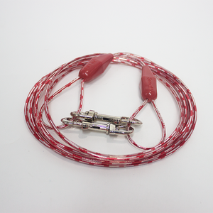 Cable <span class=keywords><strong>de</strong></span> acero ajustable <span class=keywords><strong>de</strong></span> moda <span class=keywords><strong>de</strong></span> alta calidad con cubierta <span class=keywords><strong>de</strong></span> plástico, amarre <span class=keywords><strong>de</strong></span> perro doble, correa <span class=keywords><strong>de</strong></span> corredor, gancho giratorio para acampar al aire libre - Product Image 1