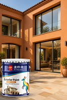 Peinture acrylique auto-nettoyante pour marquage routier, application au pinceau