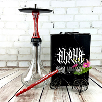 Vente Flash Usine : Chicha ALPHA HOOKAH Modèle X ARTIST COLLECTION en Acier Inoxydable Classique, Durable et Écologique