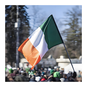 Bandiere nazionali di dimensioni personalizzate in poliestere con stampa digitale bandiere di tutti i paesi che fanno il fornitore di bandiera pubblicitaria per l'irlanda - Product Image 3