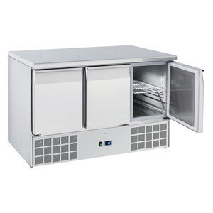 GN ห้องเย็น1/1 3ประตู1365X700X880มม. 230วัตต์230/1V-70A39XRC eurast ระบายความร้อนด้วยอากาศอุณหภูมิเดียวคู่สำหรับสลัด - Product Image 1