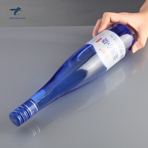 Shandong Personnalisé Bleu <span class=keywords><strong>Vodka</strong></span> Bouteille En Verre D'<span class=keywords><strong>alcool</strong></span> Pour Bouchons En Aluminium - Product Image 4