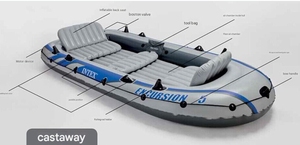 <span class=keywords><strong>Bateau</strong></span> gonflable <span class=keywords><strong>INTEX</strong></span> authentique pour cinq personnes, <span class=keywords><strong>bateau</strong></span> à rames pour cinq personnes, <span class=keywords><strong>bateau</strong></span> de pêche, épaissi et agrandi 68325 - Product Image 6