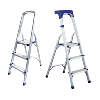 Échelles pliantes en aluminium légères Surestep, plateforme antidérapante, main courante certifiée EN131, escalier, entrepôt, salle de sport, 150 kg