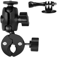 Super 360 Doppel kugelkopf Adapter Arm Zaun Schreibtisch Tisch Action Kamera Klemm halterung für GoPro DJI Monitor Licht Insta360 Go Ultra