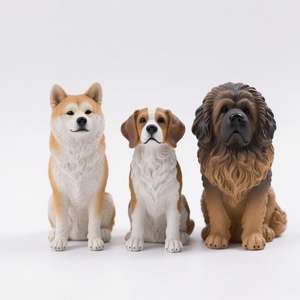 Juego de perros de resina para exteriores a granel-<span class=keywords><strong>Akita</strong></span>/Basenji/TM Estatuas de jardín realistas Directo de fábrica - Product Image 1