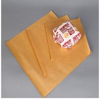Papier d'emballage sulfurisé personnalisé marron hamburger donut bobine jumbo distributeur de papier sulfurisé papier de cuisson en silicone