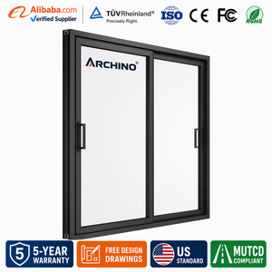 Puerta Corredera <span class=keywords><strong>de</strong></span> Aluminio con Rotura <span class=keywords><strong>de</strong></span> Puente Térmico <span class=keywords><strong>de</strong></span> Alta Eficiencia y Marco Delgado con Doble Acristalamiento para Proyectos Modernos <span class=keywords><strong>de</strong></span> Terrazas Acristaladas Residenciales - Product Image 1