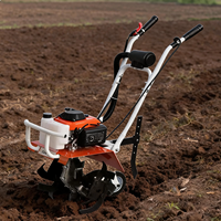 Motoculteur à essence manuel 63cc pour ferme, verger et jardin, mini-motoculteur, petit équipement agricole