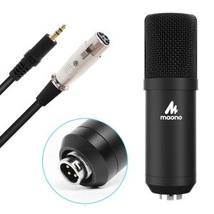 MAONO Micro de Studio PC <span class=keywords><strong>Microphone</strong></span> Kit Avec V8 Carte Son Interface Audio Pour la Communication en direct ou Chanter - Product Image 2