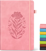 Carnet de notes A5 en cuir PU, couverture rigide, pages lignées épaisses, reliure cousue, journal quotidien pour l'école, prise de notes, cadeau pour hommes et femmes