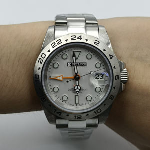 Montre Seiloce avec mouvement NH34, montre-bracelet automatique mécanique de sport pour hommes, de qualité supérieure, résistante à l'eau, en acier inoxydable 904L - Product Image 6