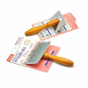 Baoli OEM Pettine Per Cani Brosse Chiens 65x125mm spazzola Per toelettatura Per Cani in acciaio inossidabile Pettine Per peli di cane spazzola Per animali domestici - Product Image 6