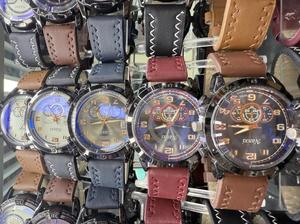 Orologio Smart Glamex alla Moda con Cassa in Acciaio Inossidabile, Cinturino in Pelle, Resistente all'Acqua, Design Rotondo Unisex - Product Image 3