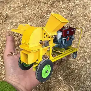 Manufacture10kw Wooden Crusher 1000kg/h Wood Crusher Small Wood Crusher Chipper Sawdust Hammer Mill for sale