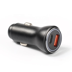 Hnt bán buôn 2 cổng loại C 48W USB sạc xe hơi PD sạc nhanh sạc xe hơi QC 3.0 cổng kép sạc nhanh - Product Image 3