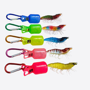 Fiery Fox <b>Plastic</b> Shrimp Bait <b>Hook</b> Storage Clip Portable Fishing Accessory Set for Anglers - Product Image 1