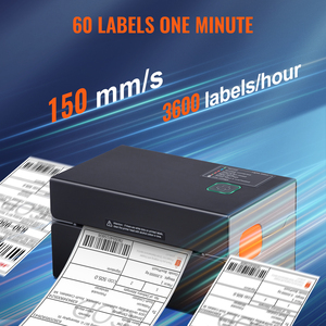 HD(200DPI) <strong>Thermal</strong> <strong>Label</strong> <strong>Printer</strong> Shipping <strong>Label</strong> <strong>Printer</strong> with Auto <strong>Label</strong> Recognition Support Windows/ MacOS/ Linux/ Chromebook - Product Image 2