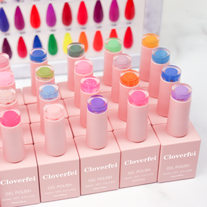 Cloverfei Nail Art Salon Calidad Gel <span class=keywords><strong>Esmalte</strong></span> Soak Off Uv Led Nail Gel Goma Base Color - Product Image 5