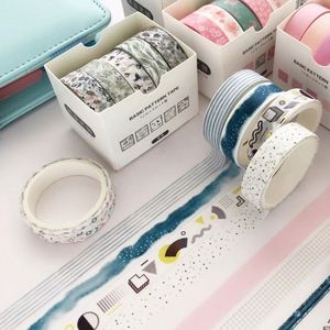 เทปวาชิแบบกำหนดเองไม่มีขั้นต่ำในการสั่งซื้อ ลายตารางน่ารัก สีพื้นเรียบง่าย เทปปิดขอบสำหรับสติกเกอร์ สมุดภาพ DIY อัลบั้มรูป ไดอารี่ - Product Image 4
