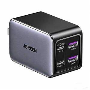 Chargeur mural USB-C GaN UGREEN 65W avec 4 ports pour téléphone, ordinateur portable, tablette – Adaptateur de charge rapide PD 3.0 avec prise pliable - Product Image 1